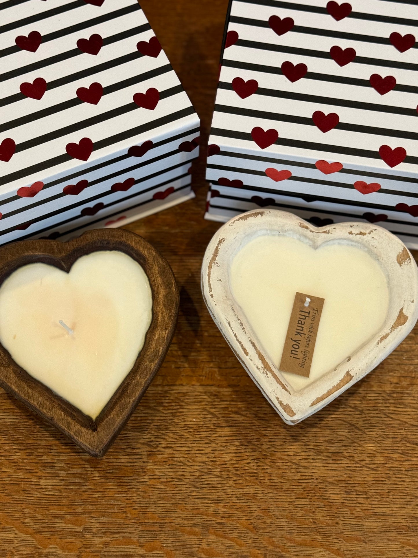 Heart Dough Bowl Candle