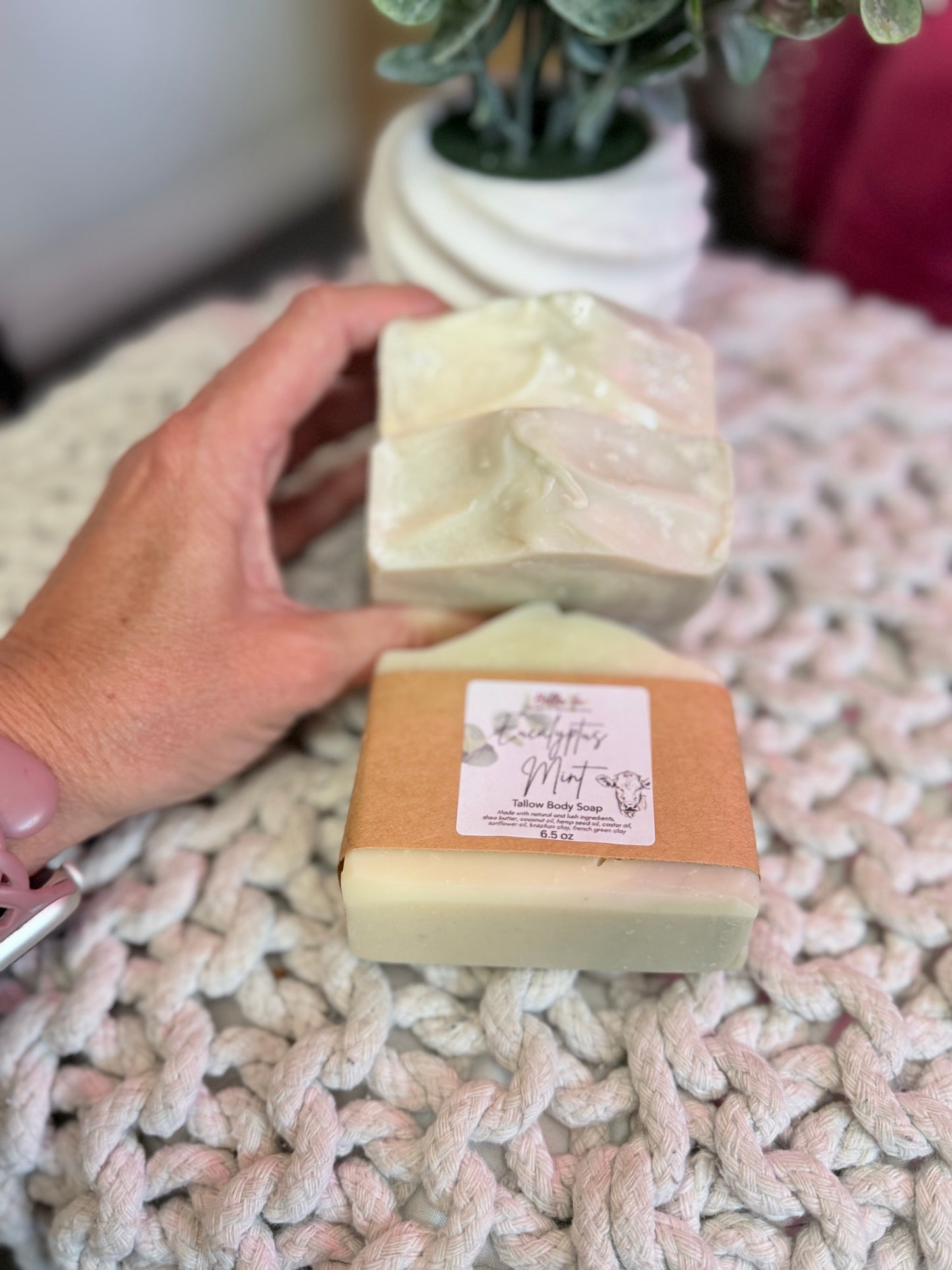 Eucalyptus Mint Beef Tallow Soap
