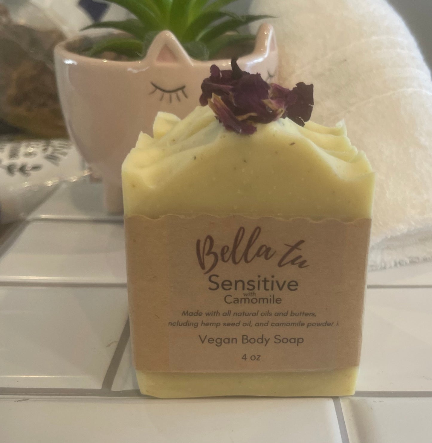 Sensitive Cold Process Soap infused with Chamomile