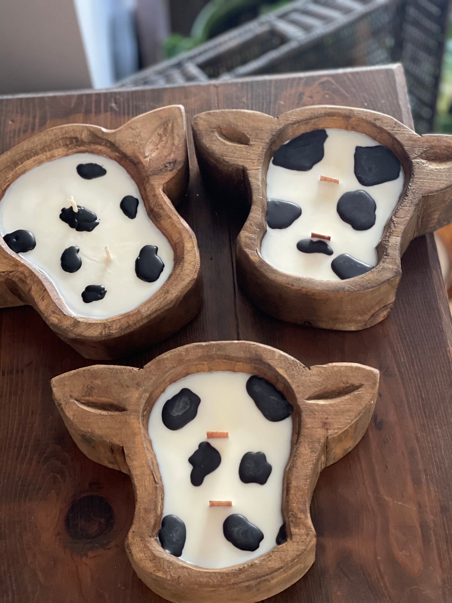 2Wick Mini Cow Head Soy Wax candle