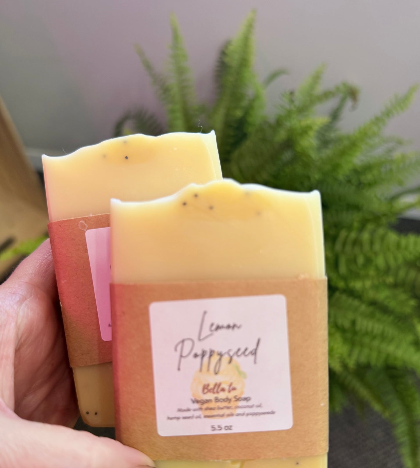 Lemon Poppy Seed Cold Process Soap