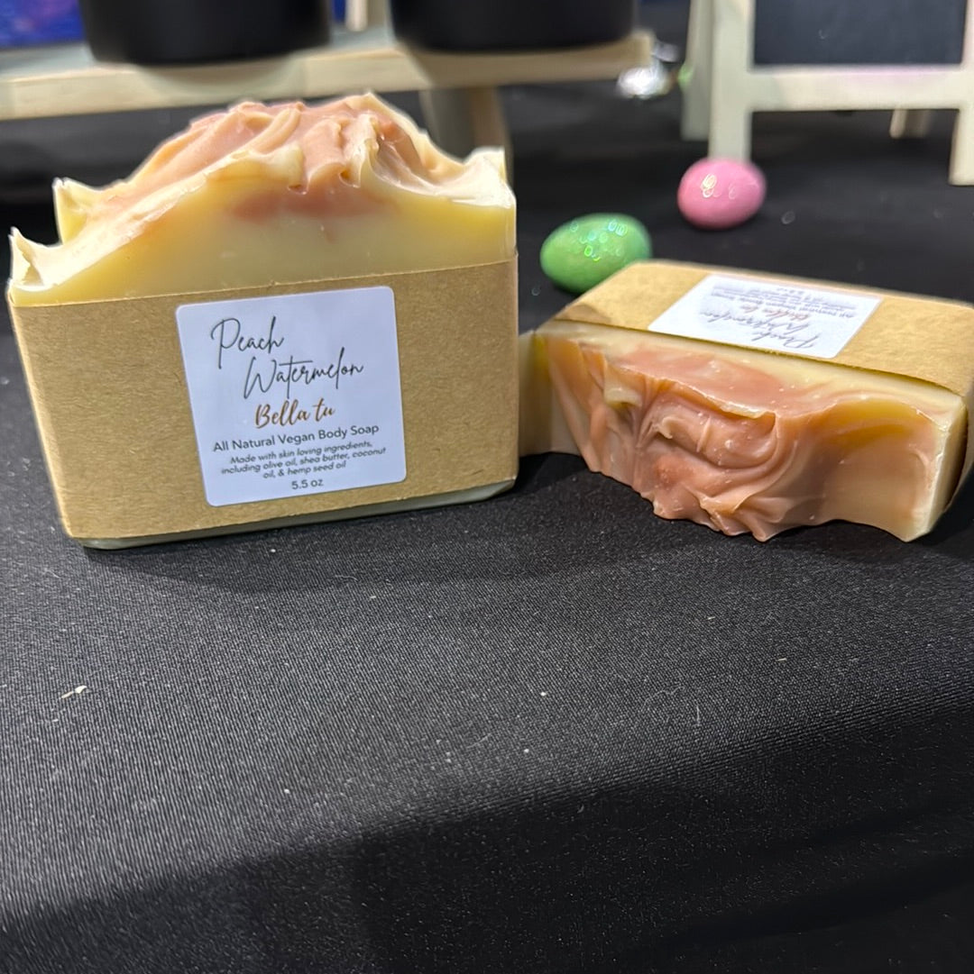 Peach Watermelon Cold Process Soap