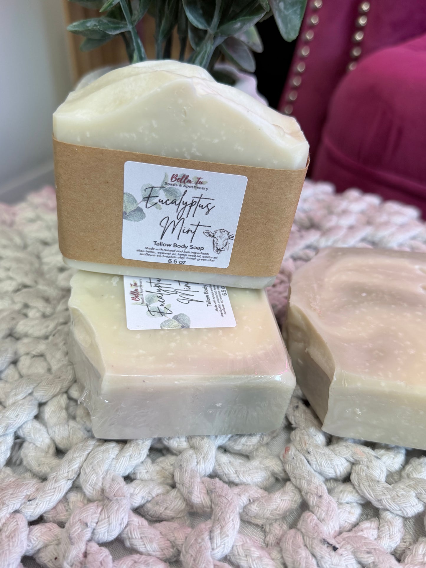 Eucalyptus Mint Beef Tallow Soap