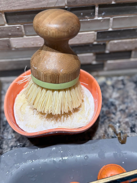 Pumpkin Solid Dish Soap Powerful Clean, no waste