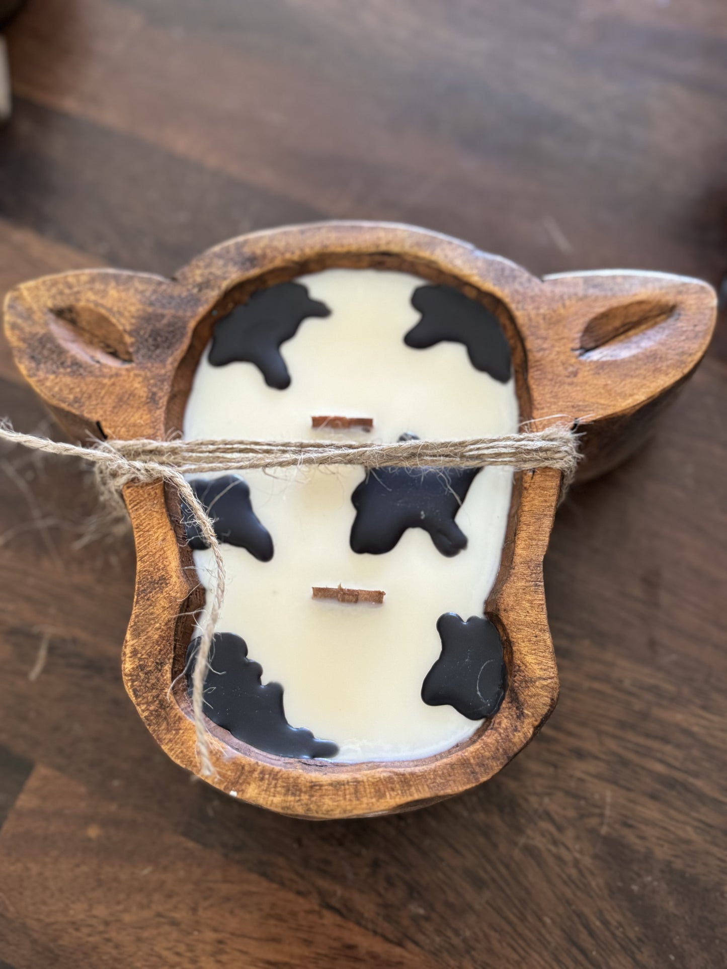 2Wick Mini Cow Head Soy Wax candle