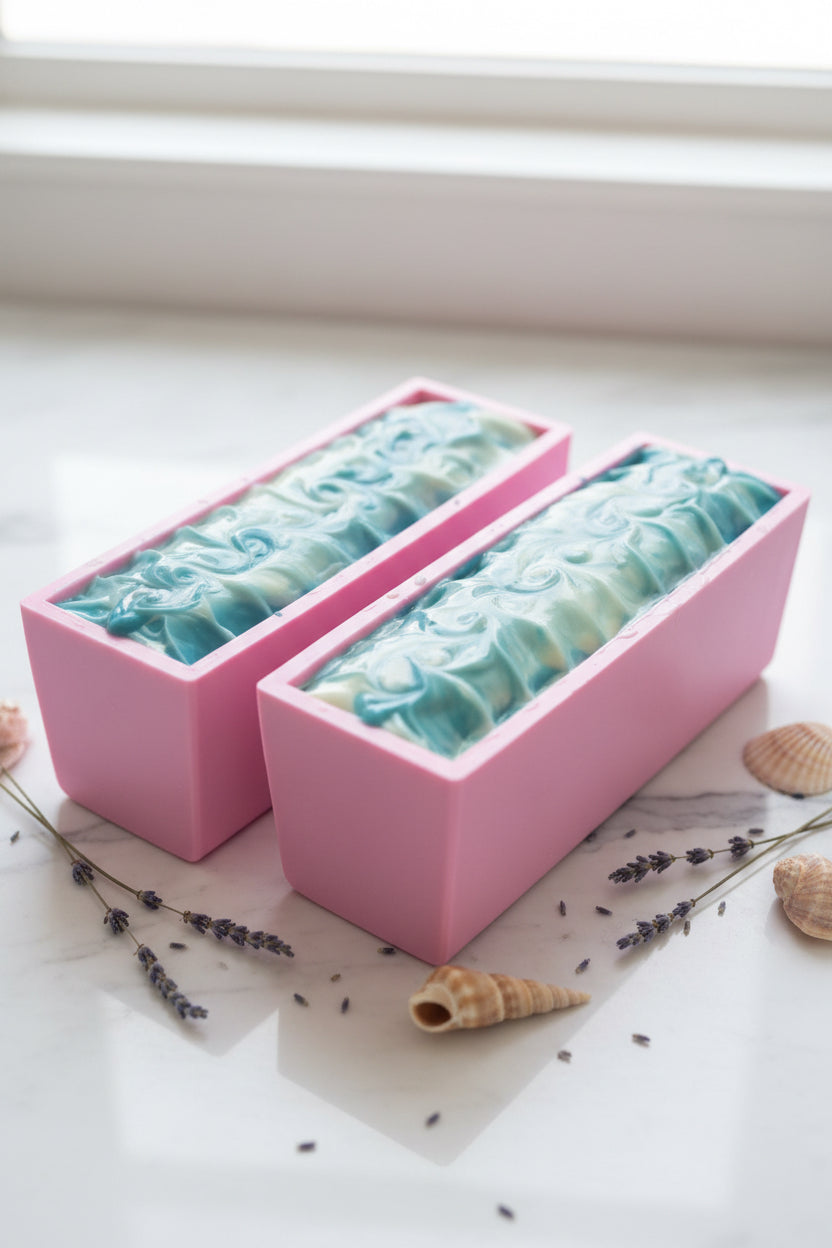 Cool Blue menthol beef tallow soap