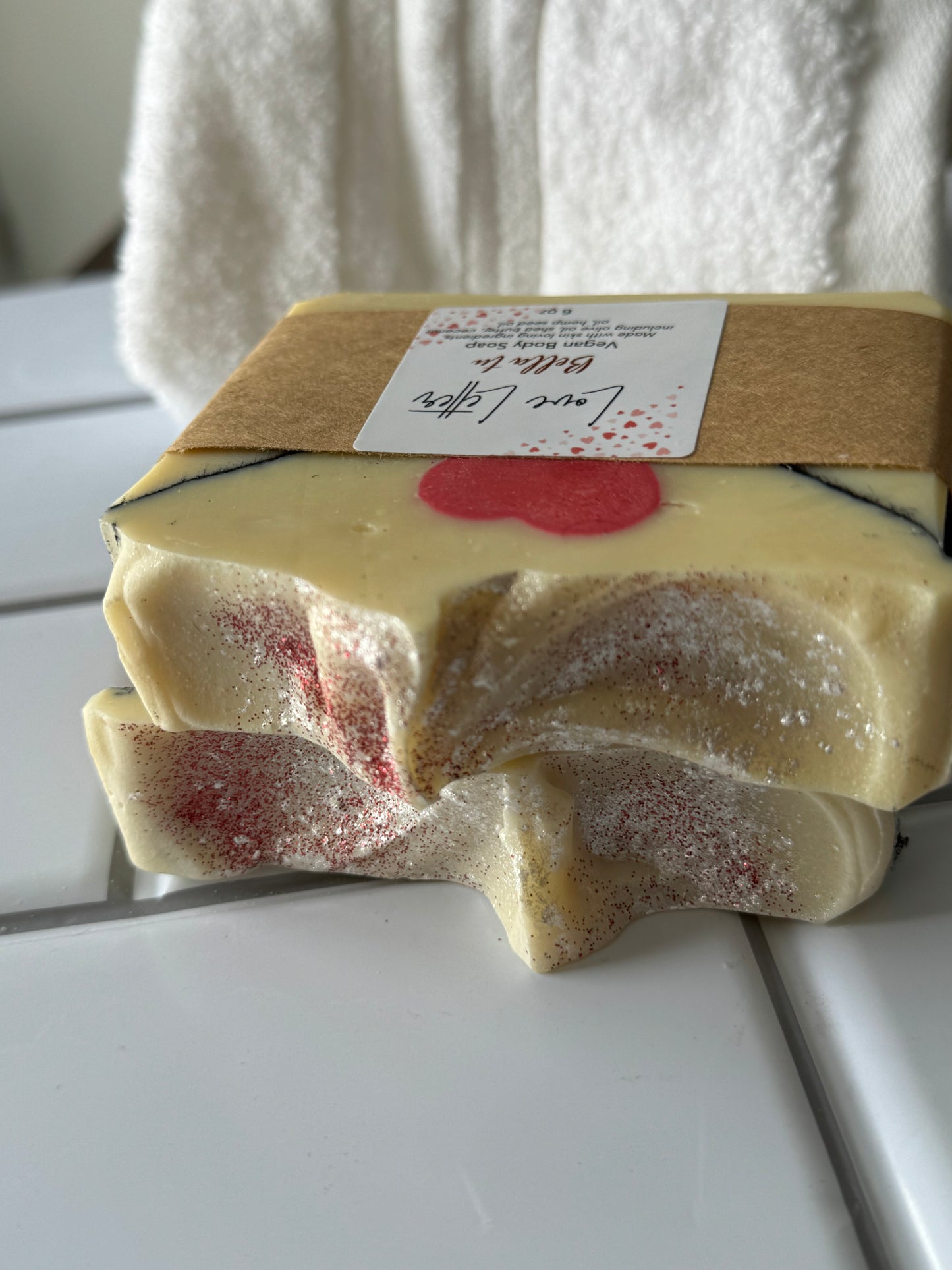 Love Letter Cold Process soap.