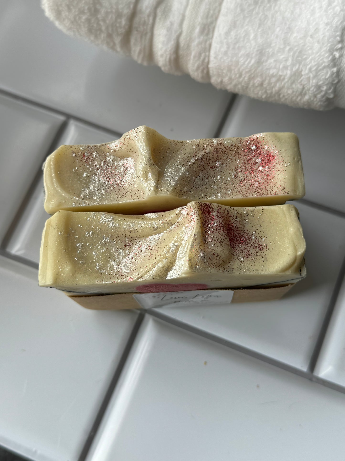 Love Letter Cold Process soap.