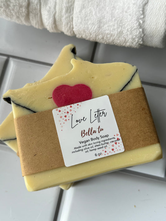 Love Letter Cold Process soap.