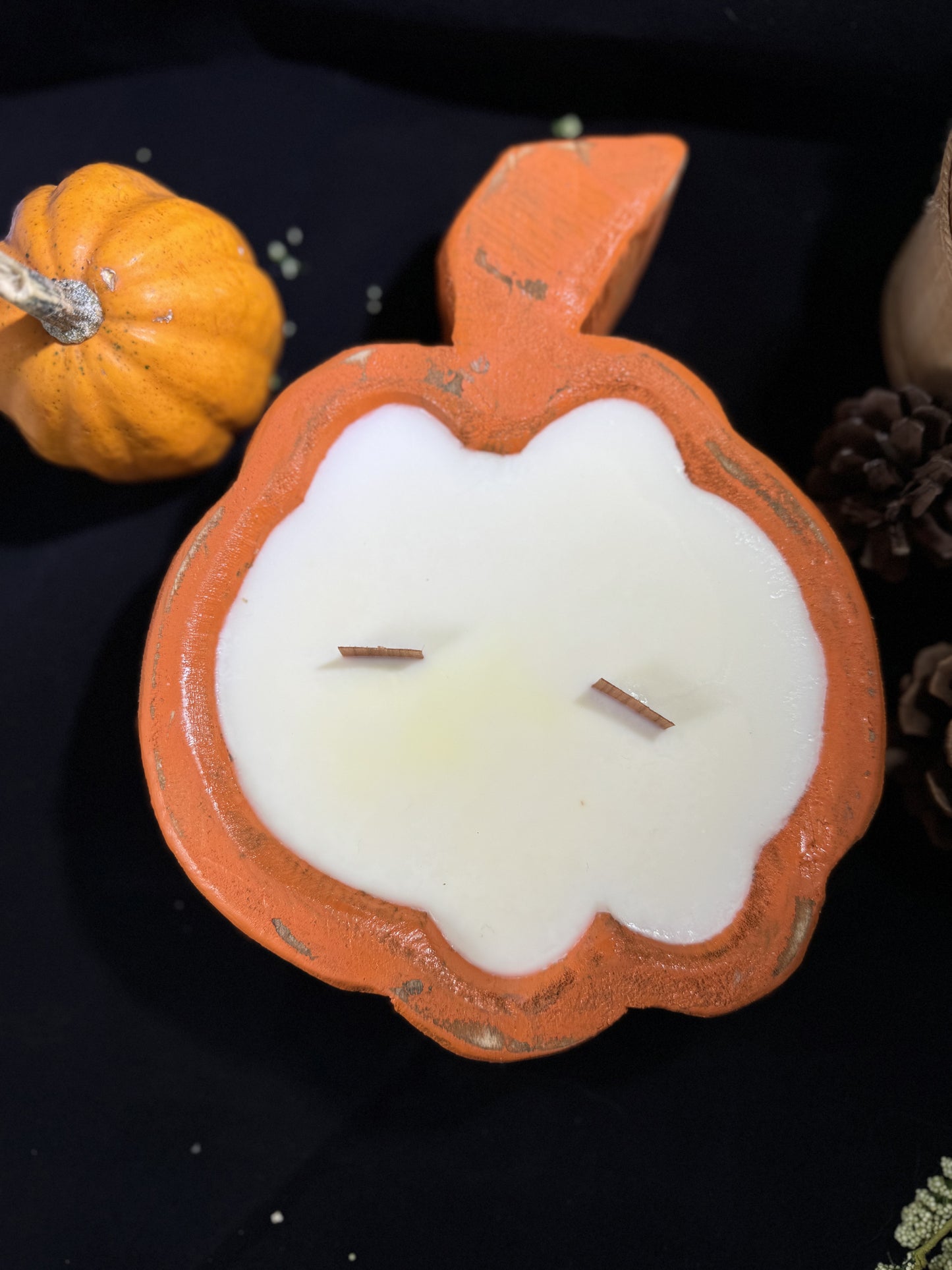 Pumpkin Dough Bowl Candle