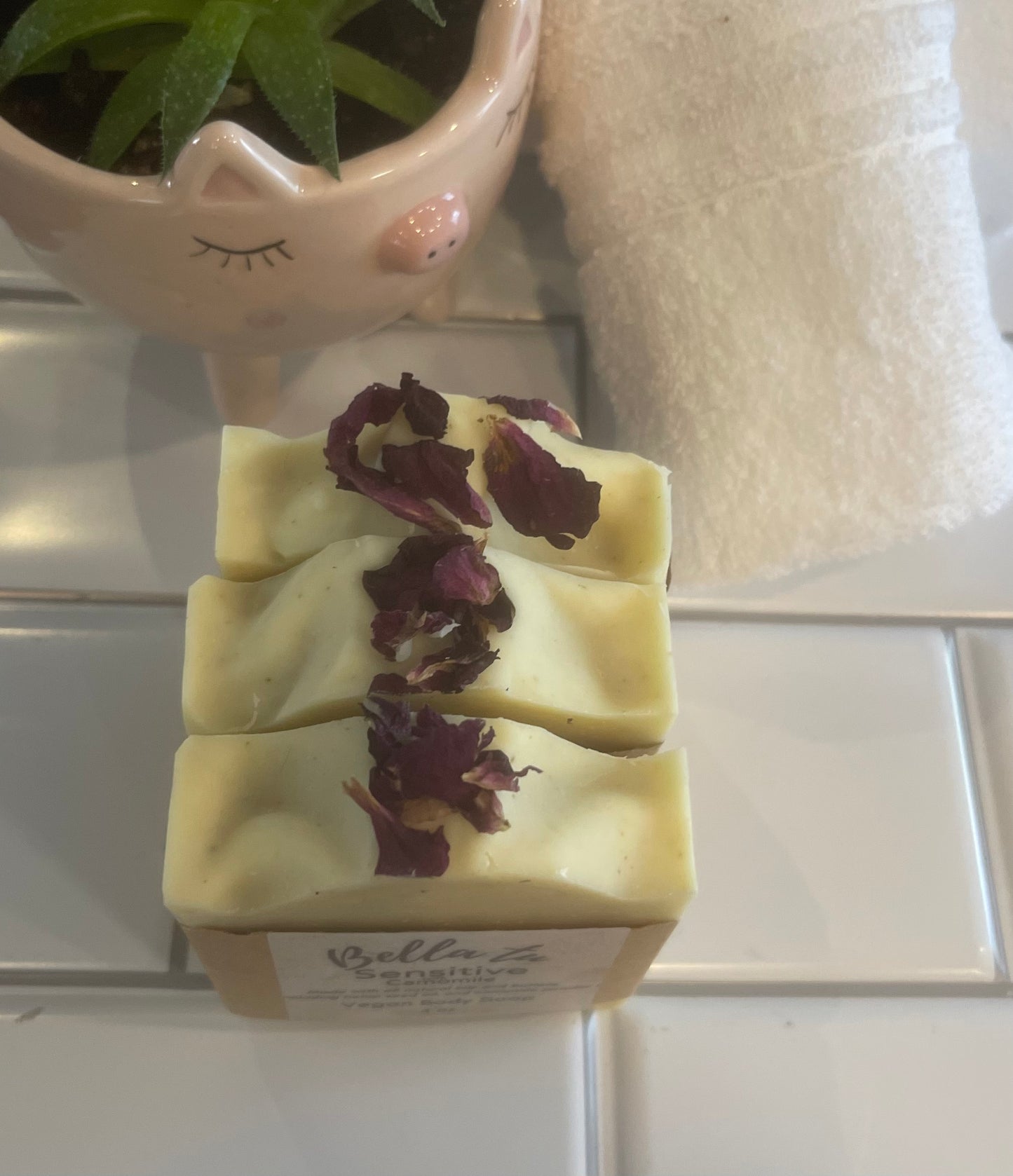 Sensitive Cold Process Soap infused with Chamomile