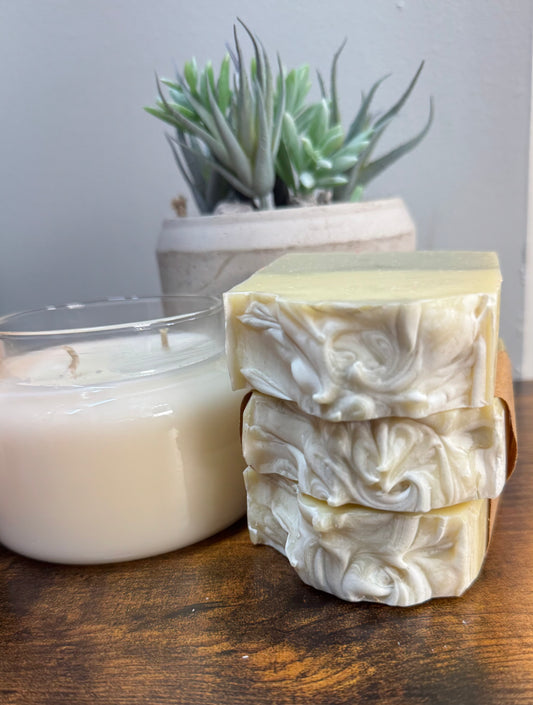 Cedarwood Orange cold process vegan body soap