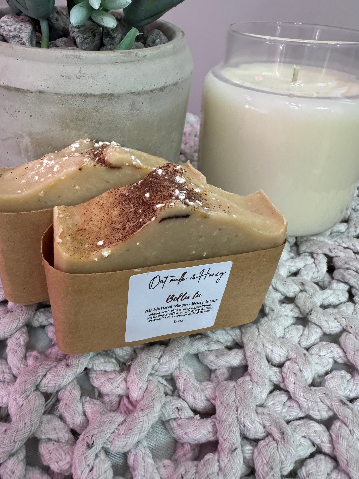 Vegan Oatmilk & Honey Cold process soap