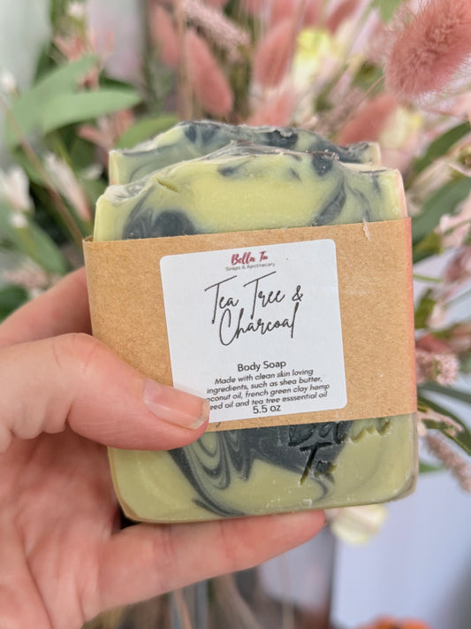 Tea Tree & Charcoal Cold Process Soap